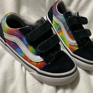 Vans Toddler Tie Dye Velcro size 8.5